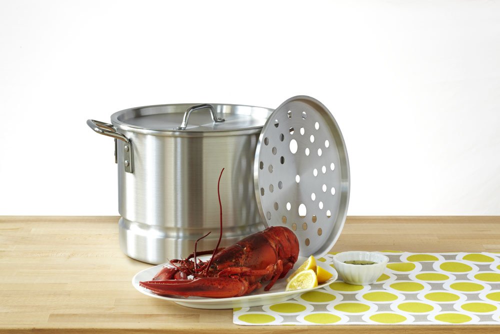 IMUSA USA Aluminum Tamale and Steamer Steamer Pot 20-Quart, Silver - Image 4